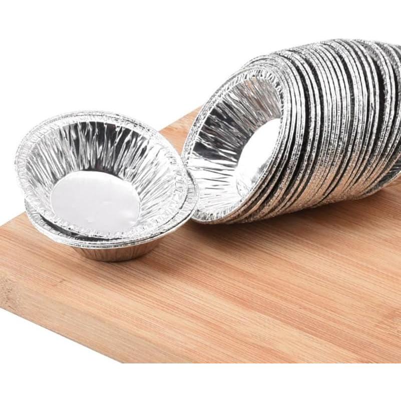 Paquete de 500 Moldes de Tartas de Aluminio Cabilock 7.1 cm