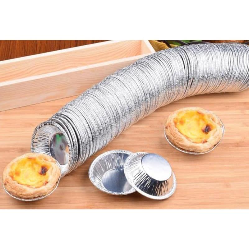 Paquete de 500 Moldes de Tartas de Aluminio Cabilock 7.1 cm
