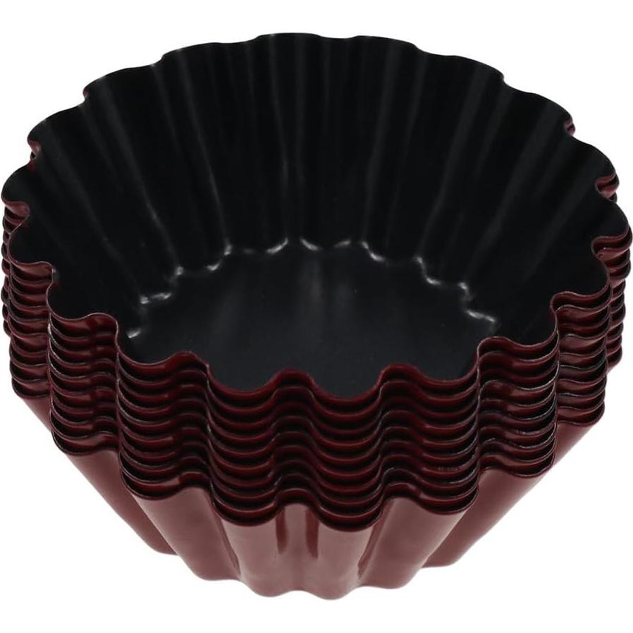 Moldes para Tartas de Huevo Pokinge 10 Piezas Antiadherentes