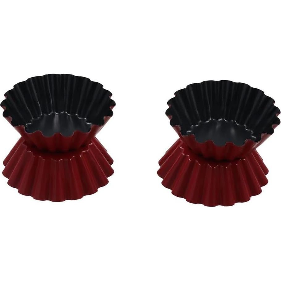 Moldes para Tartas de Huevo Pokinge 10 Piezas Antiadherentes