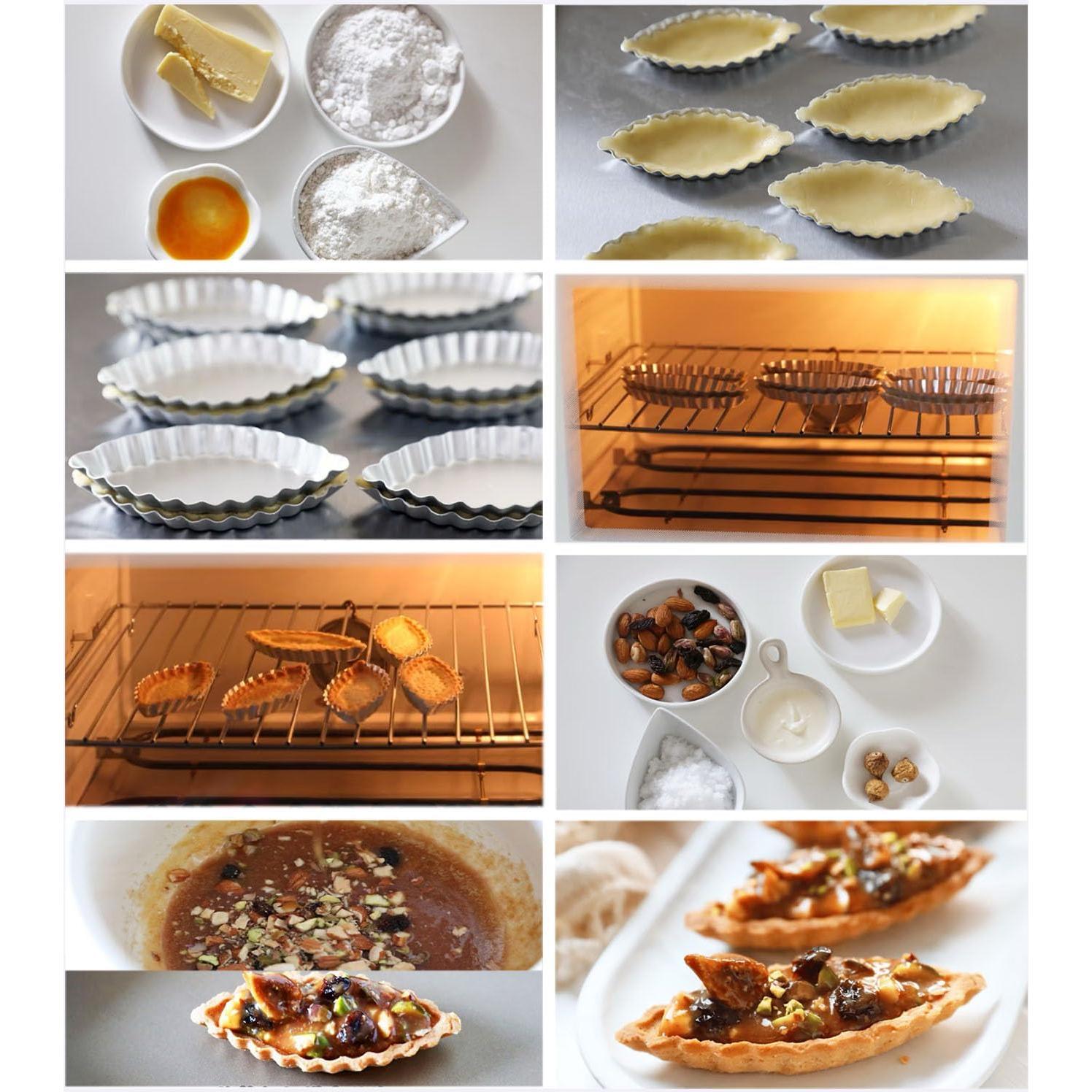 10 Moldes para Tartas de Huevo LoveDeal en Aluminio - Barco