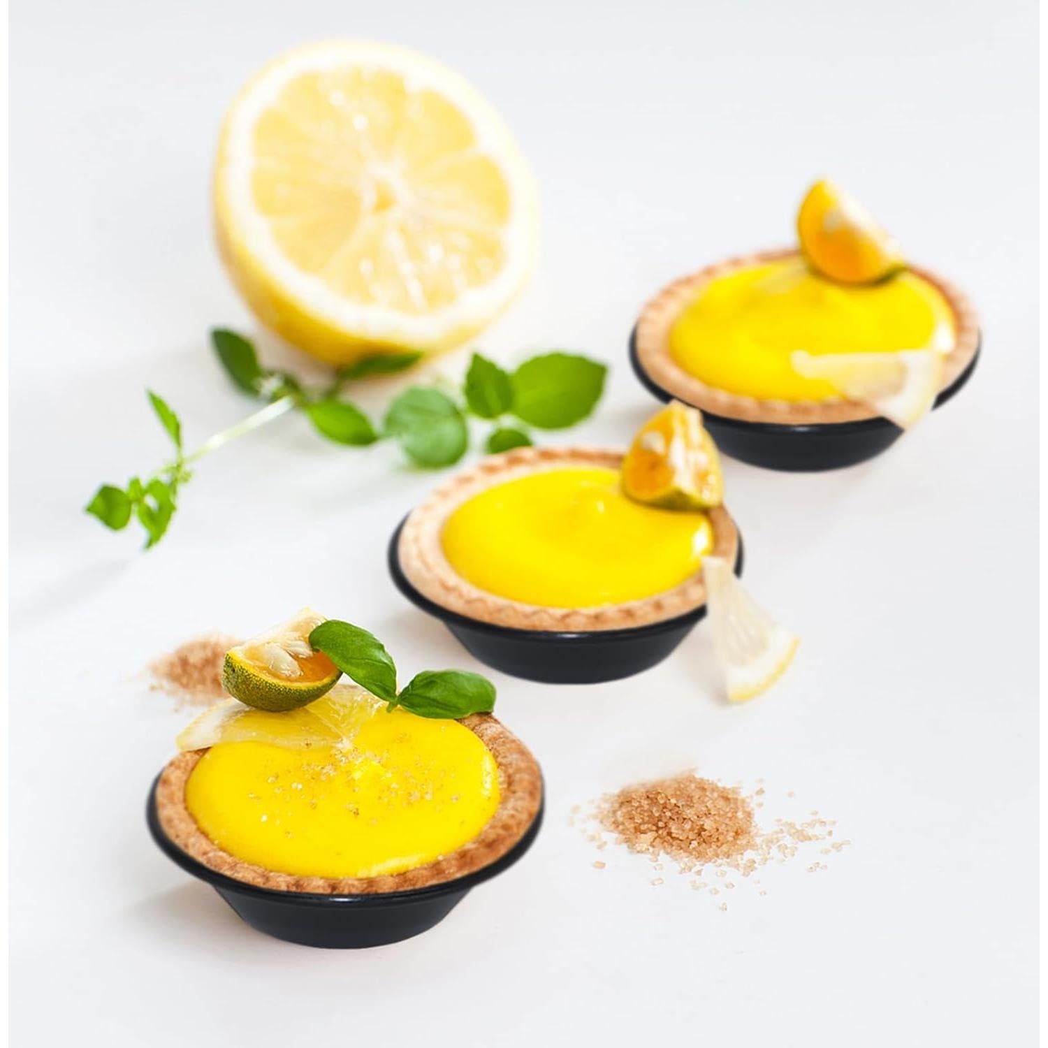 Juego de 9 Moldes para Tartas de Huevo Urxirha 7.6 cm