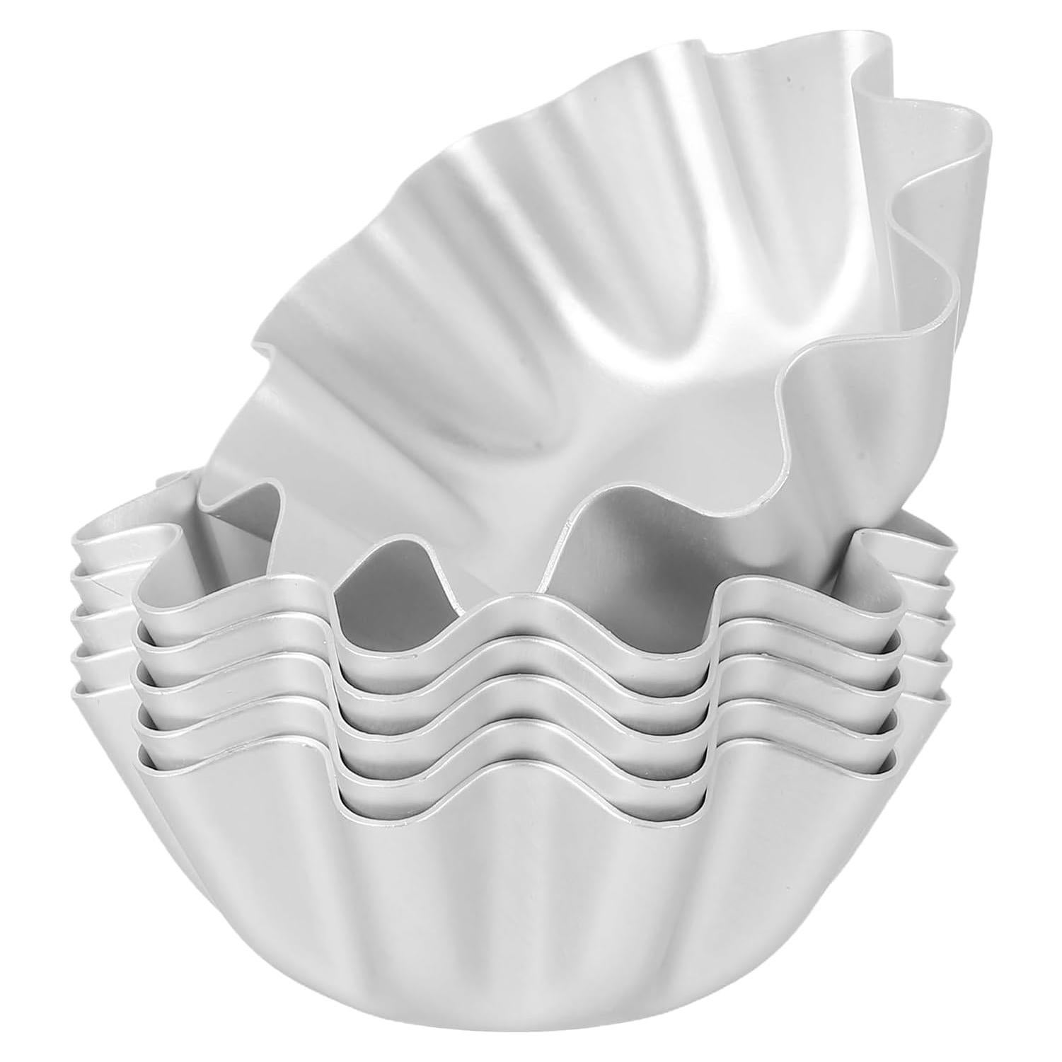 Molde para Tartas Mini Kichvoe 6 Piezas Aluminio Horno