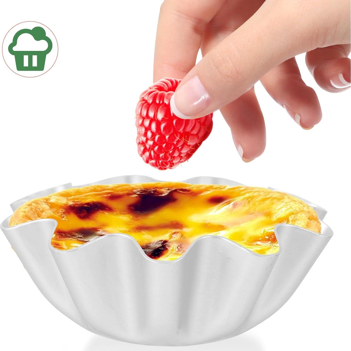 Molde para Tartas Mini Kichvoe 6 Piezas Aluminio Horno