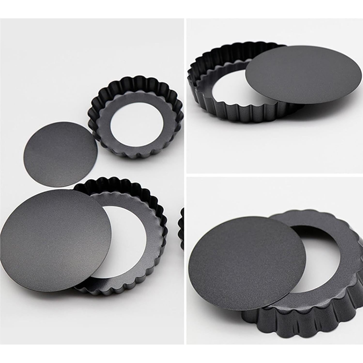Moldes para Tartas de Huevo MGGi 10 cm Antiadherente 12 Piezas