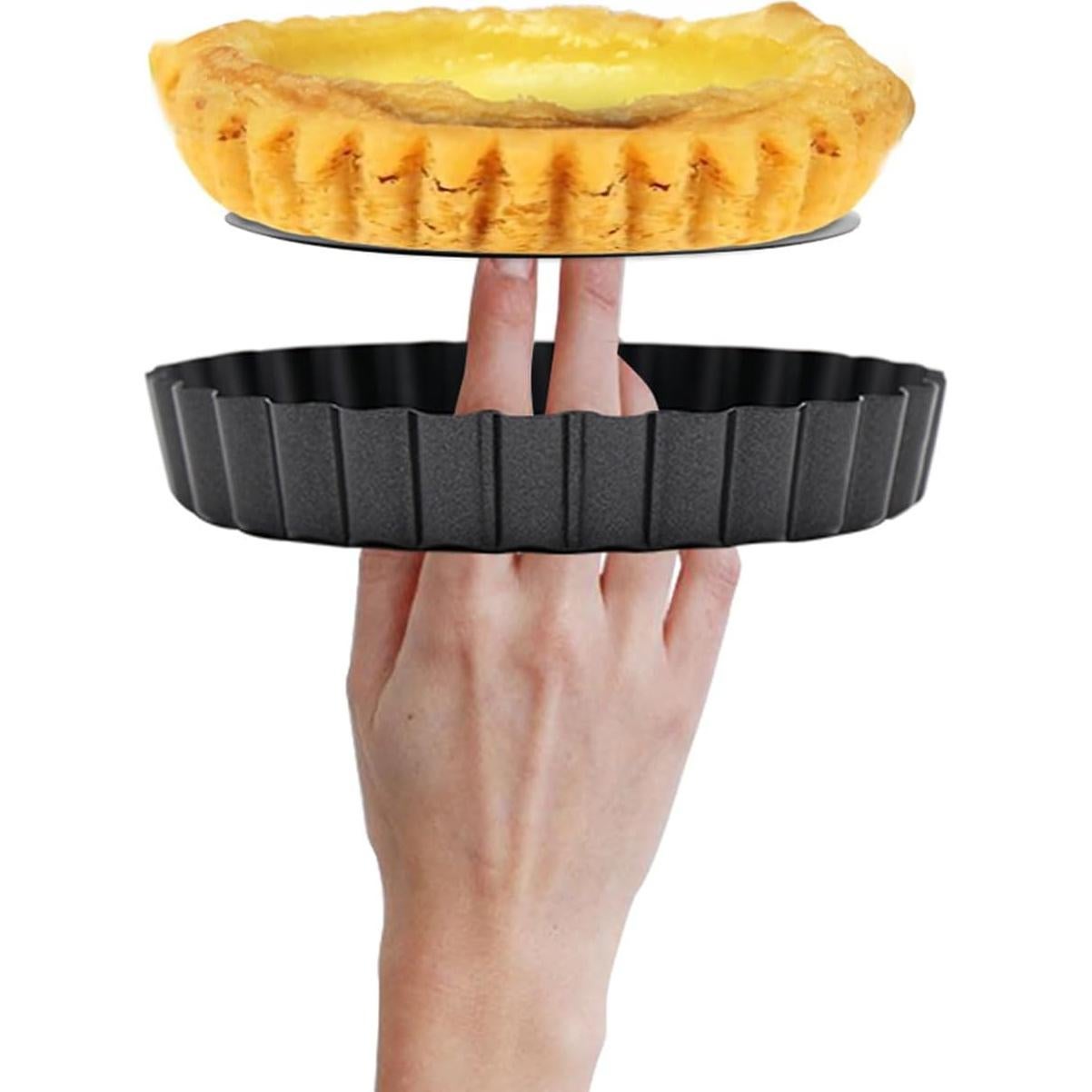 Moldes para Tartas de Huevo MGGi 10 cm Antiadherente 12 Piezas