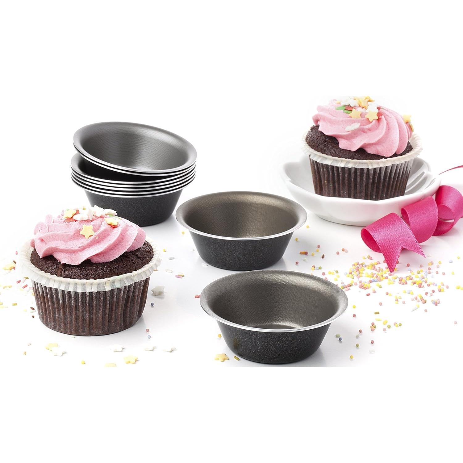 Maxi Nature 12 Mini Moldes para Muffin Antiadherentes 7.62 cm