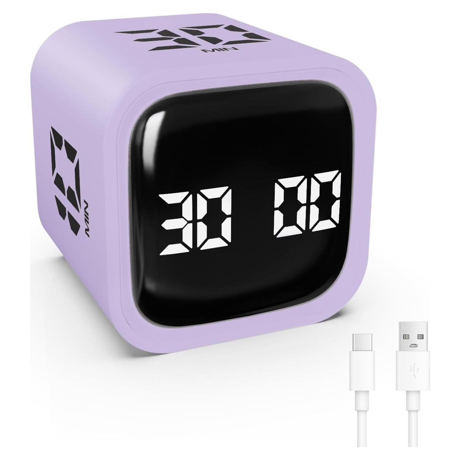 Temporizador Digital Foyucool Pomodoro Púrpura 5-60 Min