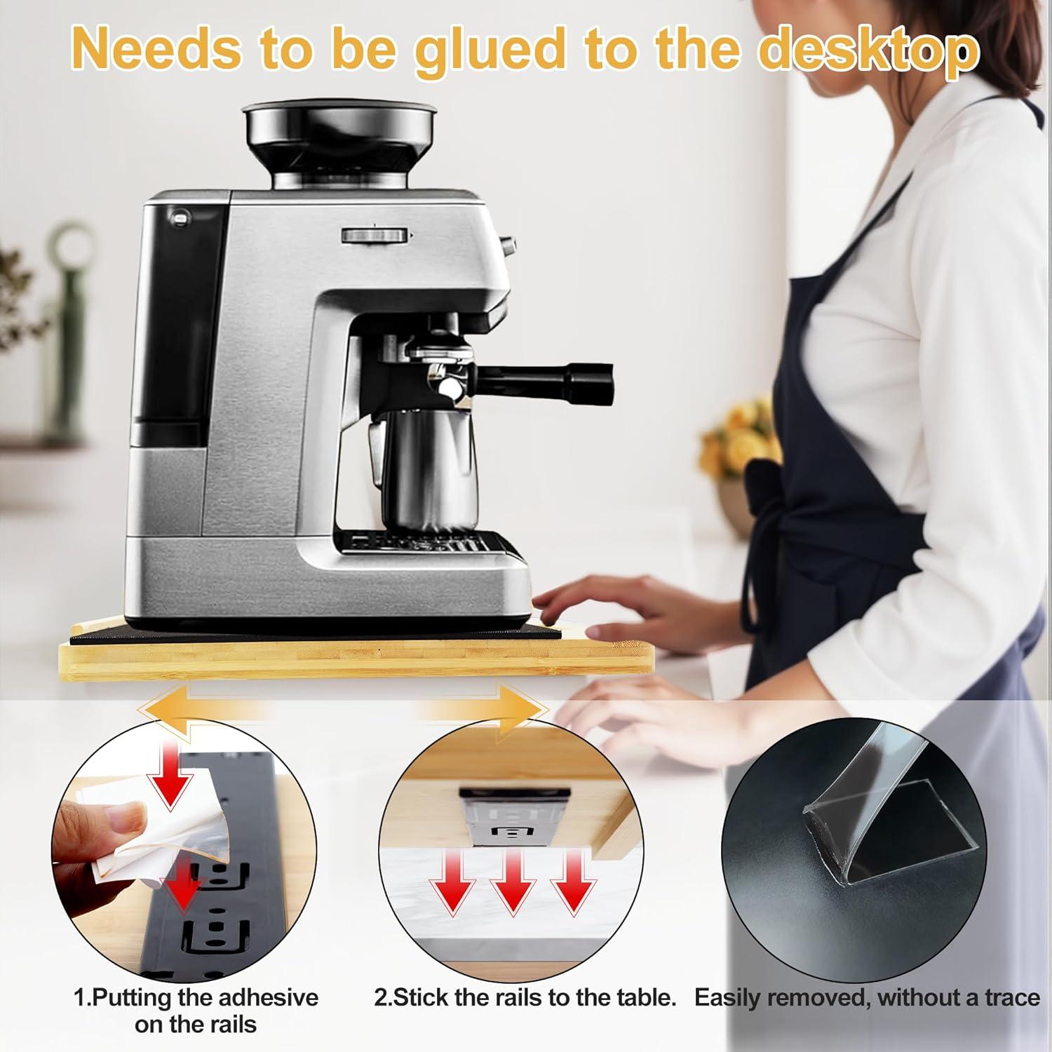 Bandeja Deslizante de Bambú MinBoo 40.64x33.02 cm para Cocina