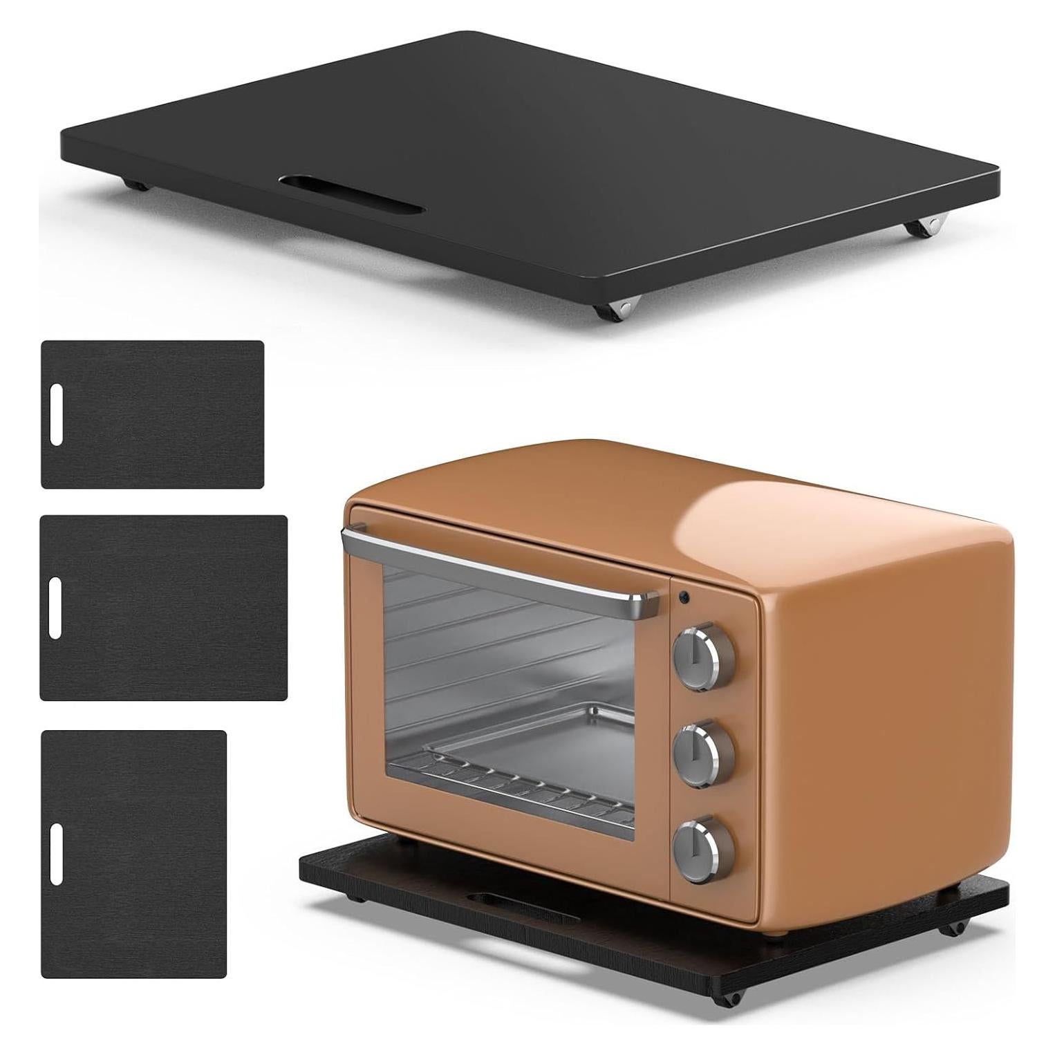 Bandeja Deslizante de Bambú HzTinT 40.6x33cm con Ruedas