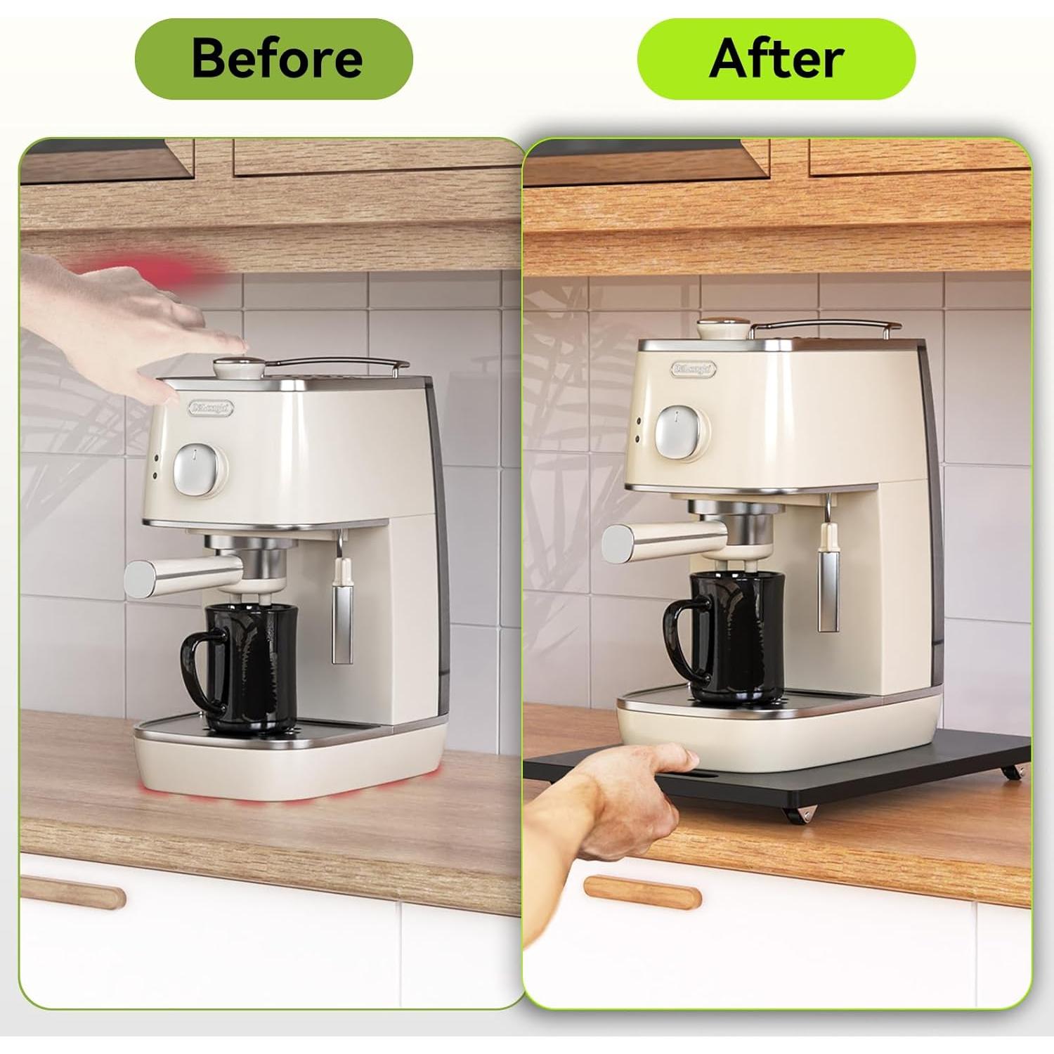 Bandeja Deslizante de Bambú HzTinT 40.6x33cm con Ruedas