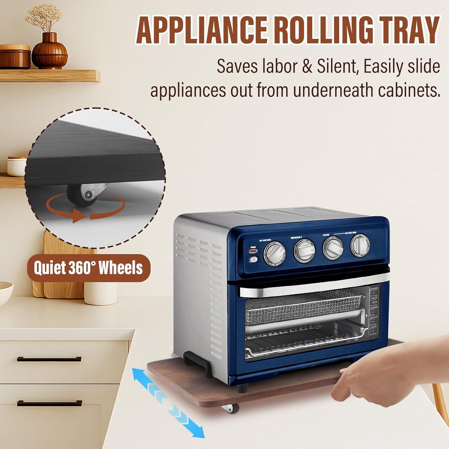 Bandeja deslizante 360° JAYOBGO para electrodomésticos - Grande 40x33cm