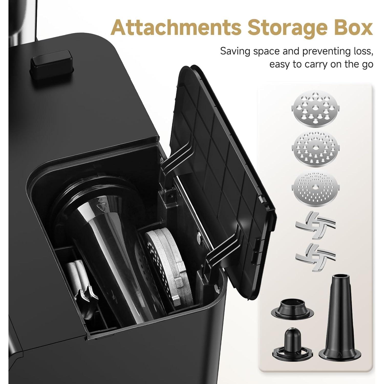 Molino de Carne Eléctrico AAOBOSI 3000W con Pantalla Táctil