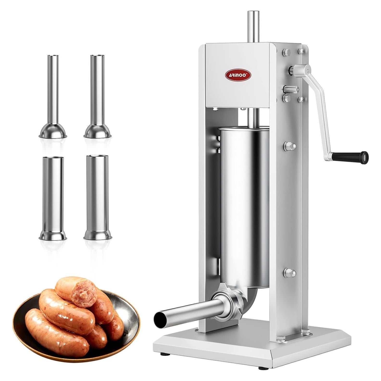 Rellenador de Salchichas Manual ARINOO 5L Acero Inoxidable