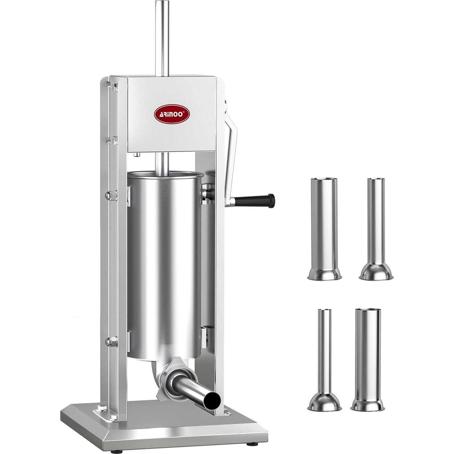Rellenador de Salchichas Manual ARINOO 5L Acero Inoxidable