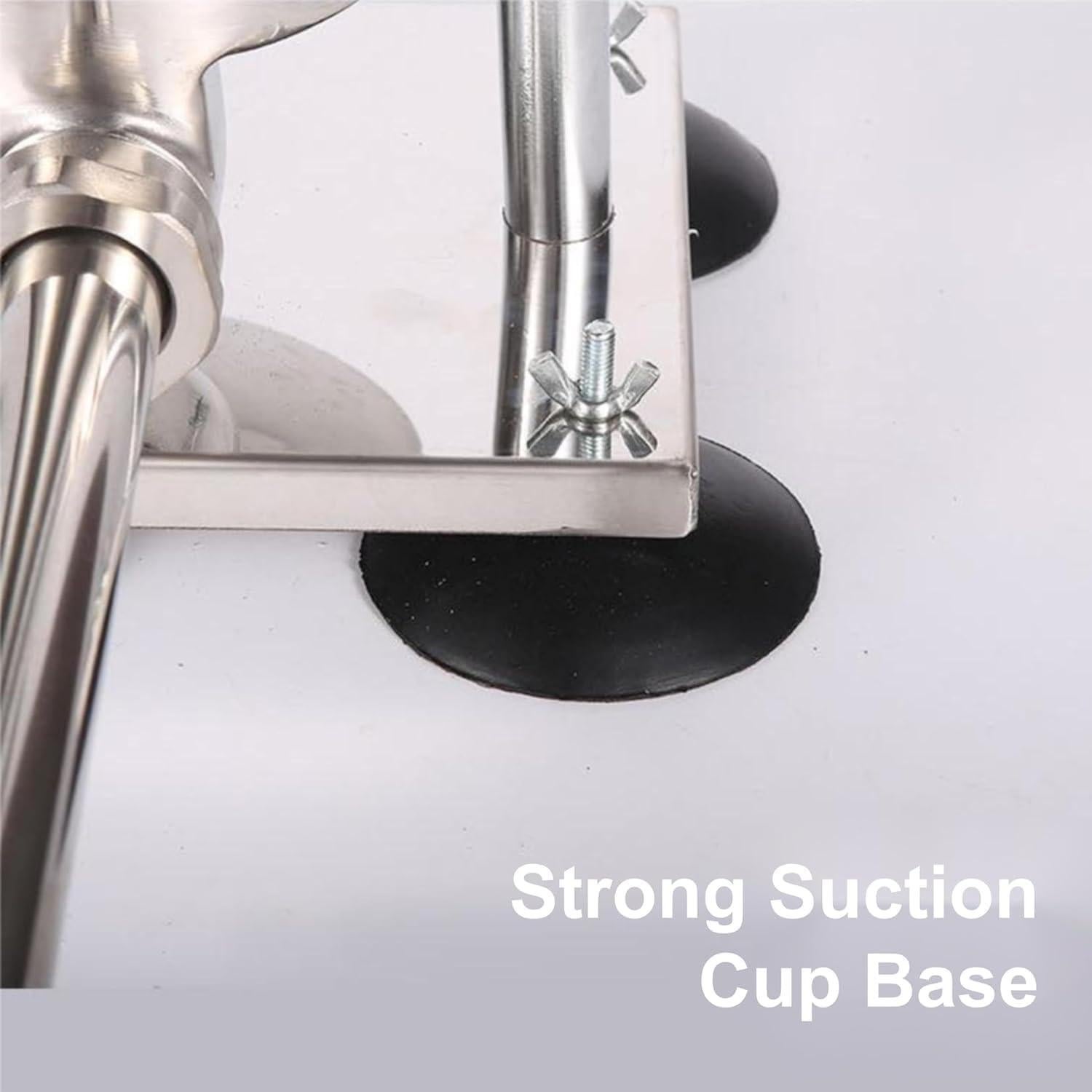 Rellenador de Salchichas Manual WQV 3L Acero Inoxidable 4 Tubos