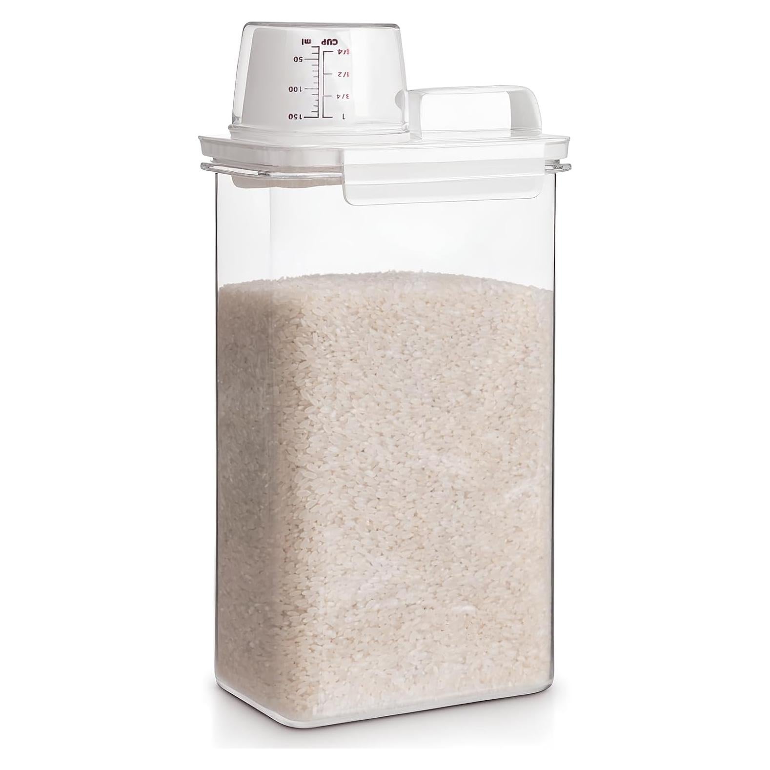 Contenedor de Arroz HBCS 3.5L con Pico Vertedor y Taza Medidora