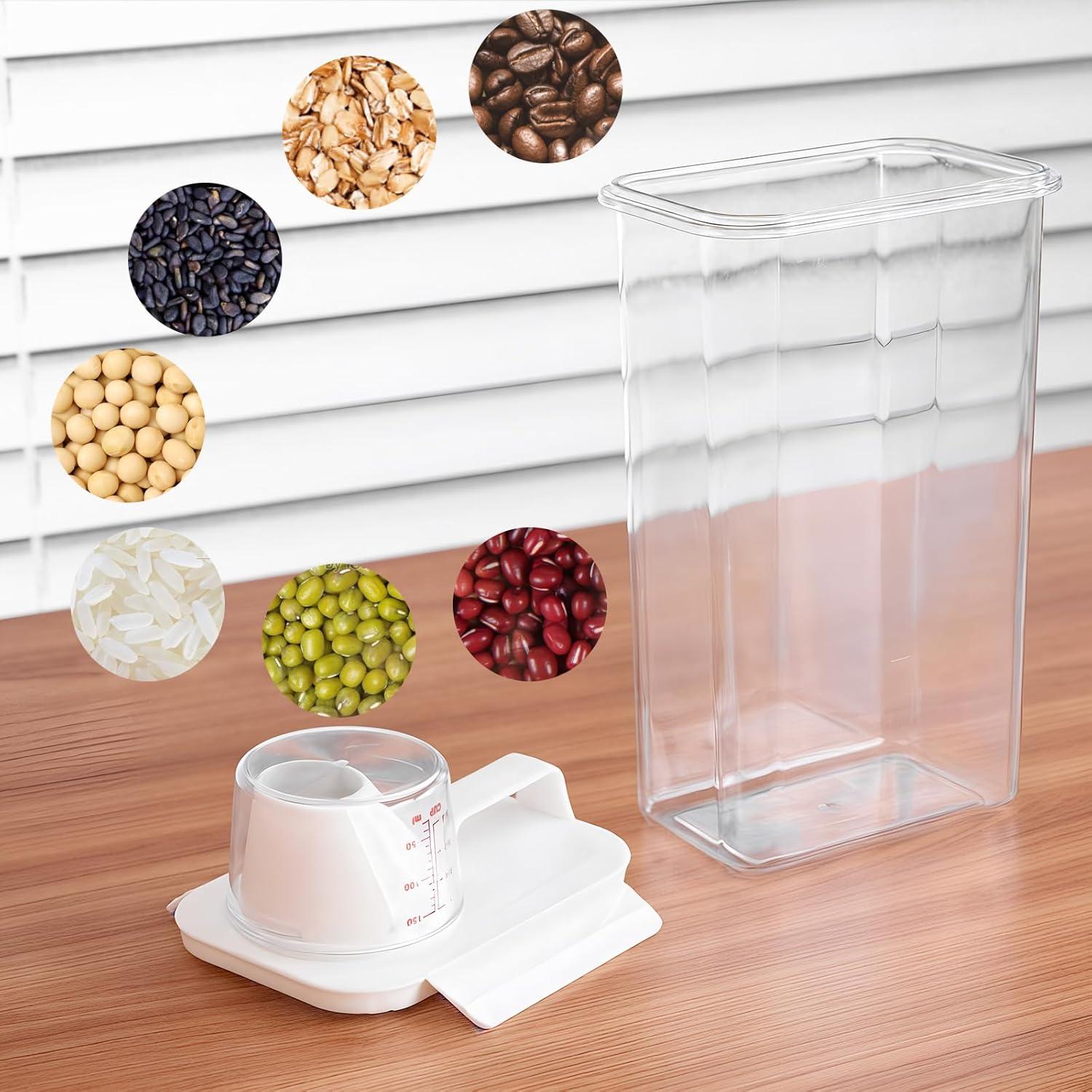 Contenedor de Arroz HBCS 3.5L con Pico Vertedor y Taza Medidora