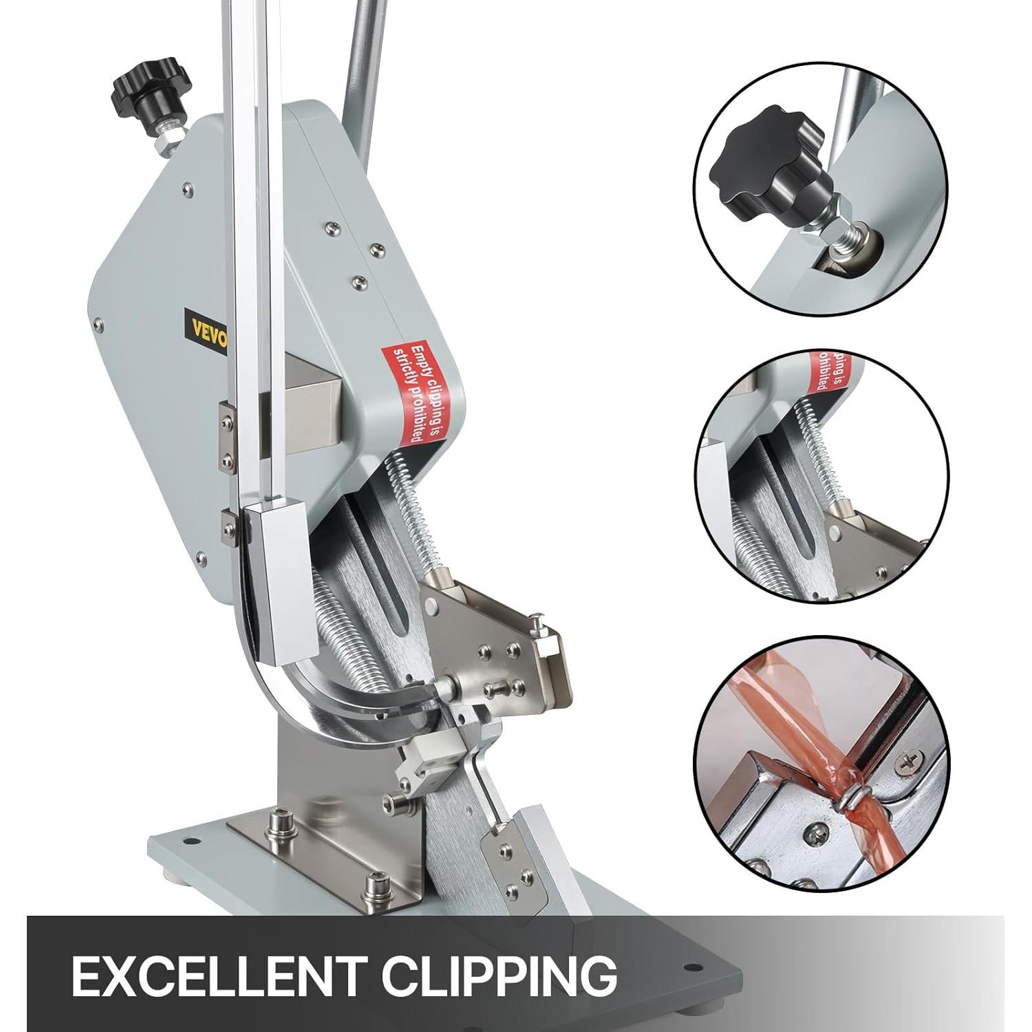 Máquina de Clipado de Salchichas Happybuy U506, 5000 Clips