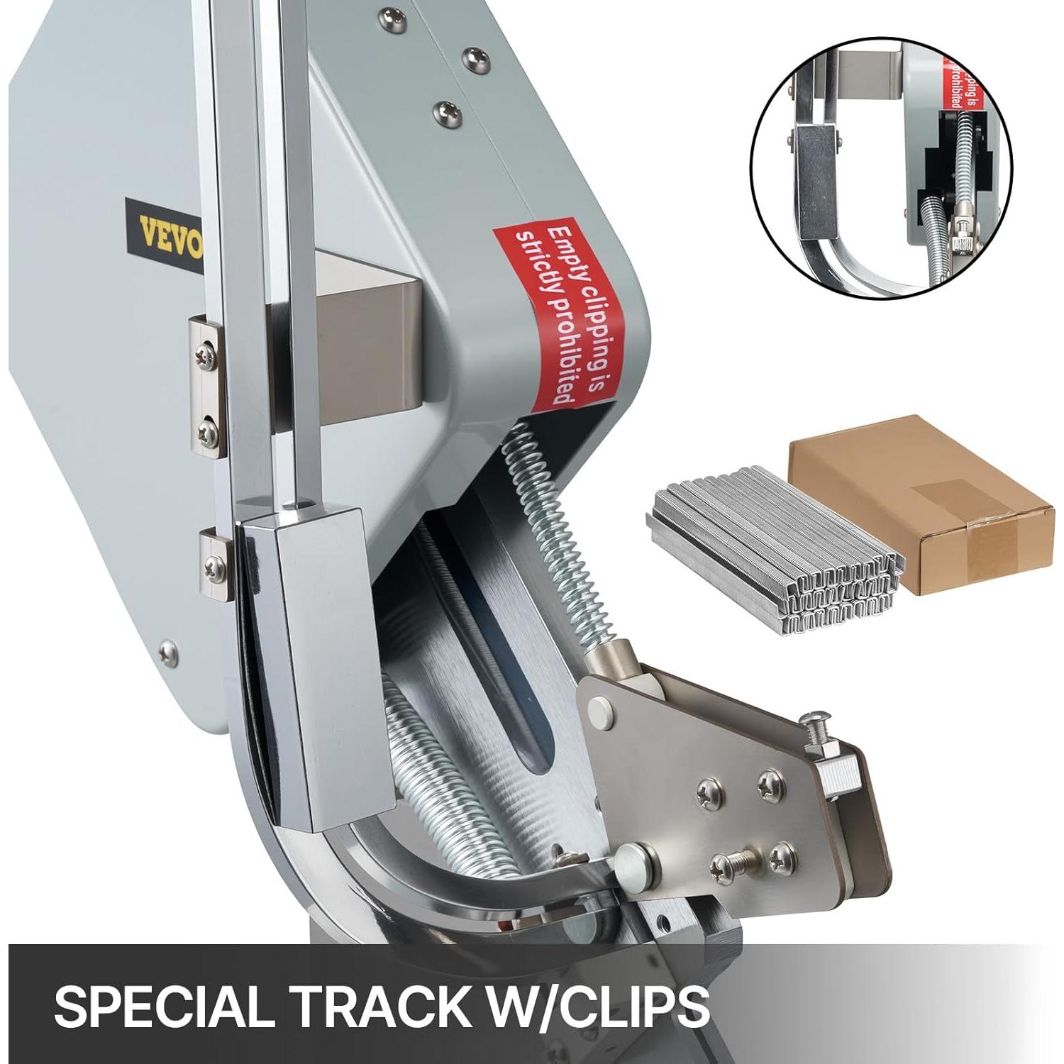 Máquina de Clipado de Salchichas Happybuy U506, 5000 Clips