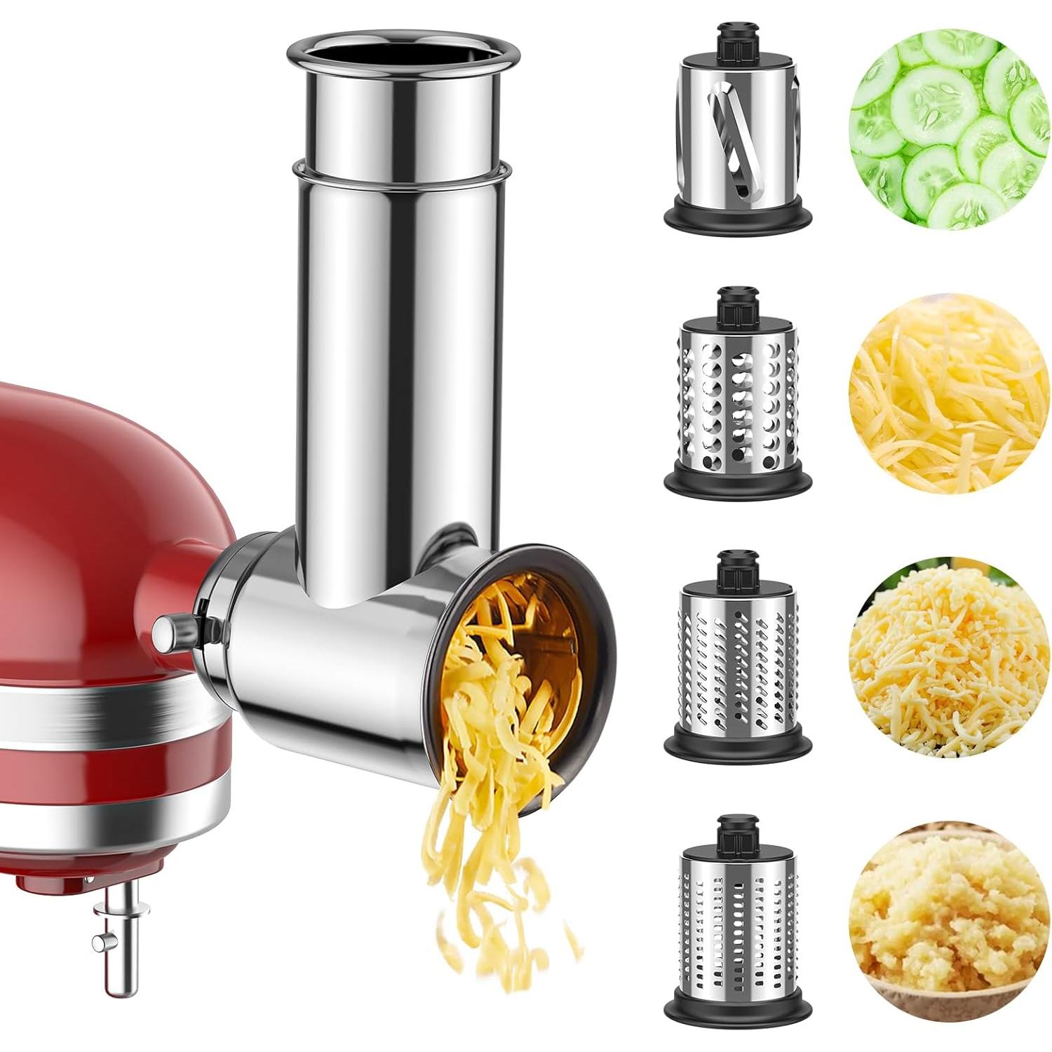 Picadora de Carne y Rallador InnoMoon para Batidora KitchenAid