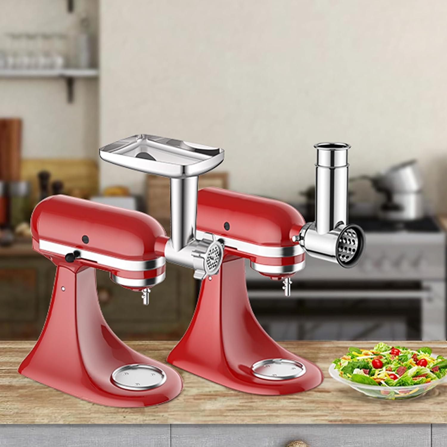 Picadora de Carne y Rallador InnoMoon para Batidora KitchenAid