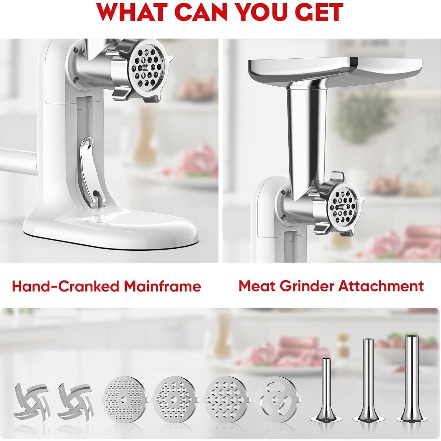 Picadora de Carne Manual COFUN 1705-HA con Embutidora y 4 Placas