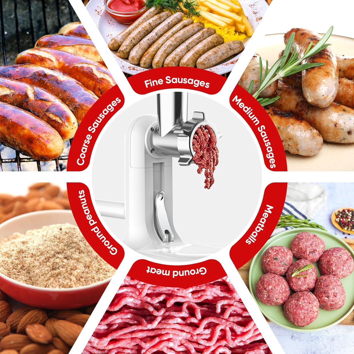 Picadora de Carne Manual COFUN 1705-HA con Embutidora y 4 Placas