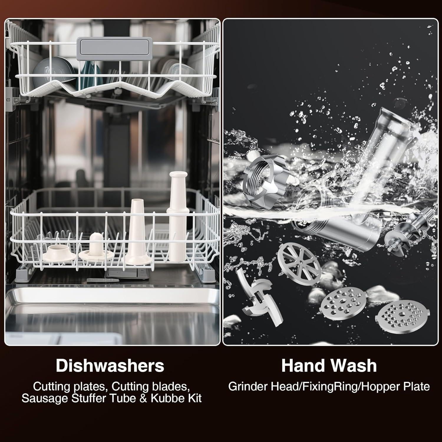 Picadora de Carne Eléctrica GuanQiao 3000W con Accesorios