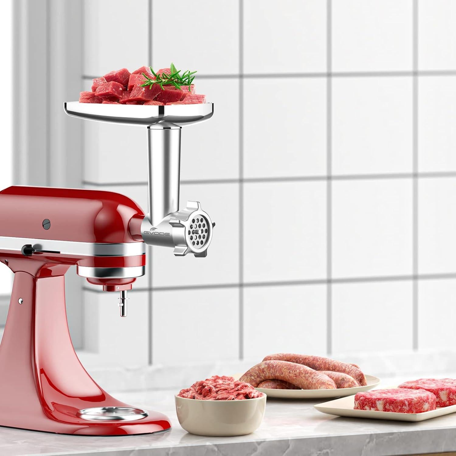 Accesorio Picadora de Carne Gvode para Mezclador KitchenAid