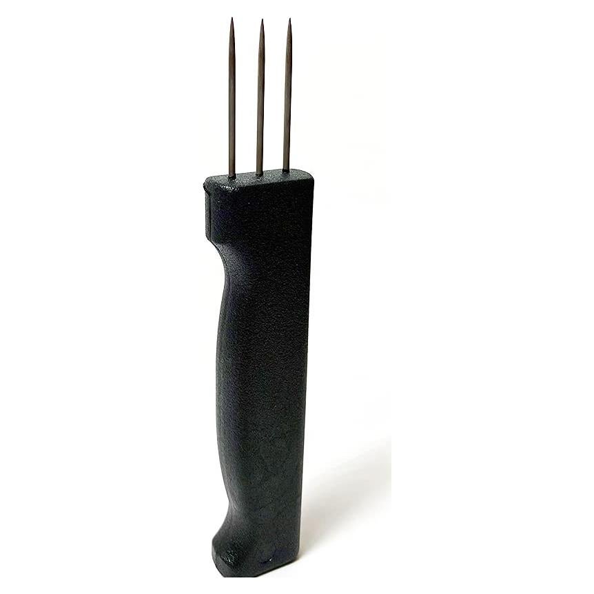 Pinche para Salchichas El Fabricante de Salchichas - 3 Púas Acero Inoxidable 13.97 cm