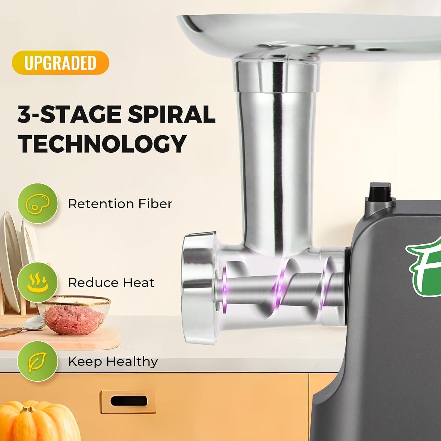 Picadora de Carne Eléctrica Flyseago HJJ-11 1700W 2kg/min