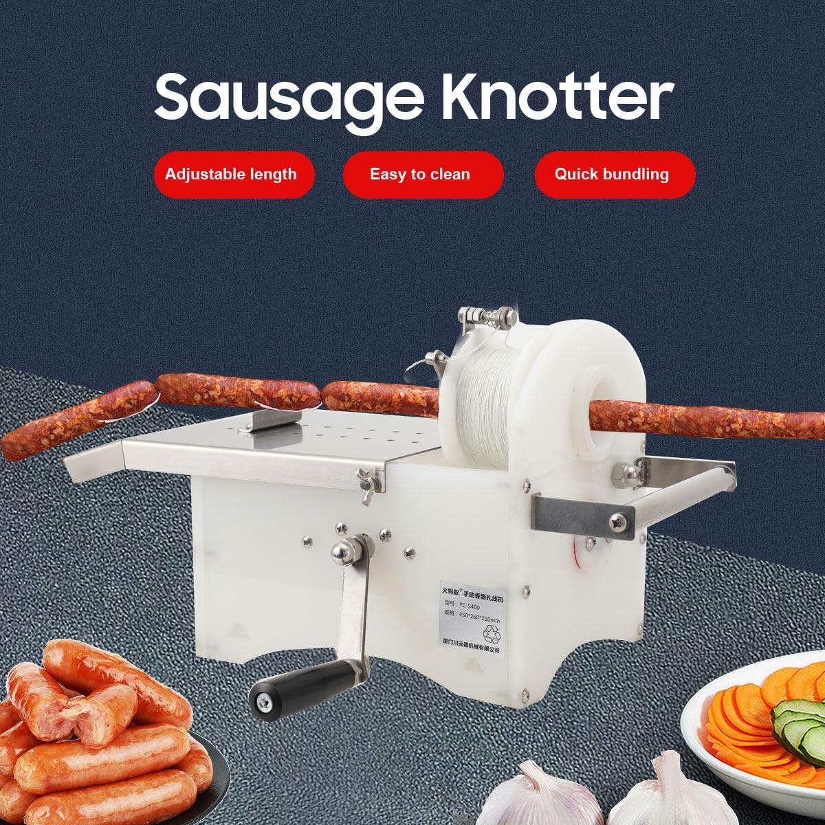 Máquina Manual de Atado de Salchichas EODSAD 0-42mm Acero Inoxidable