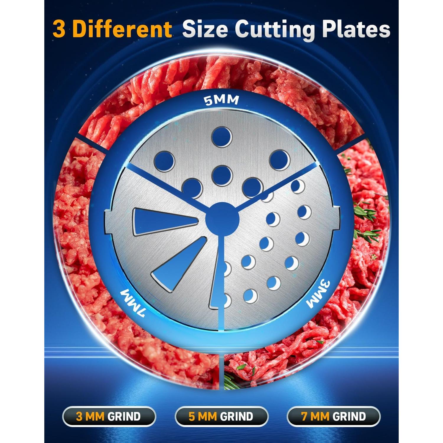 Picadora de Carne Eléctrica SVKLHY 3000W con Accesorios