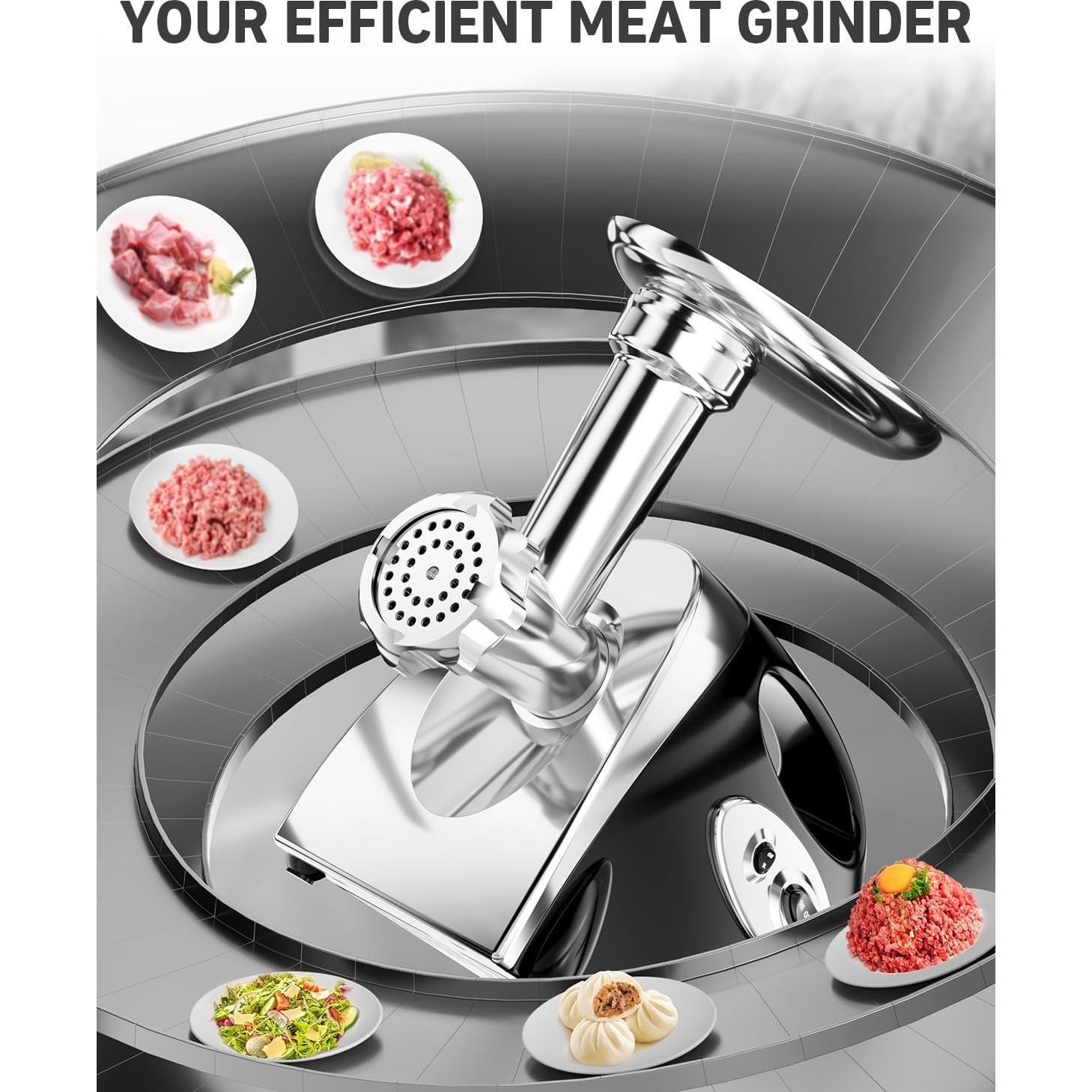 Picadora de Carne Eléctrica SVKLHY 3000W con Accesorios