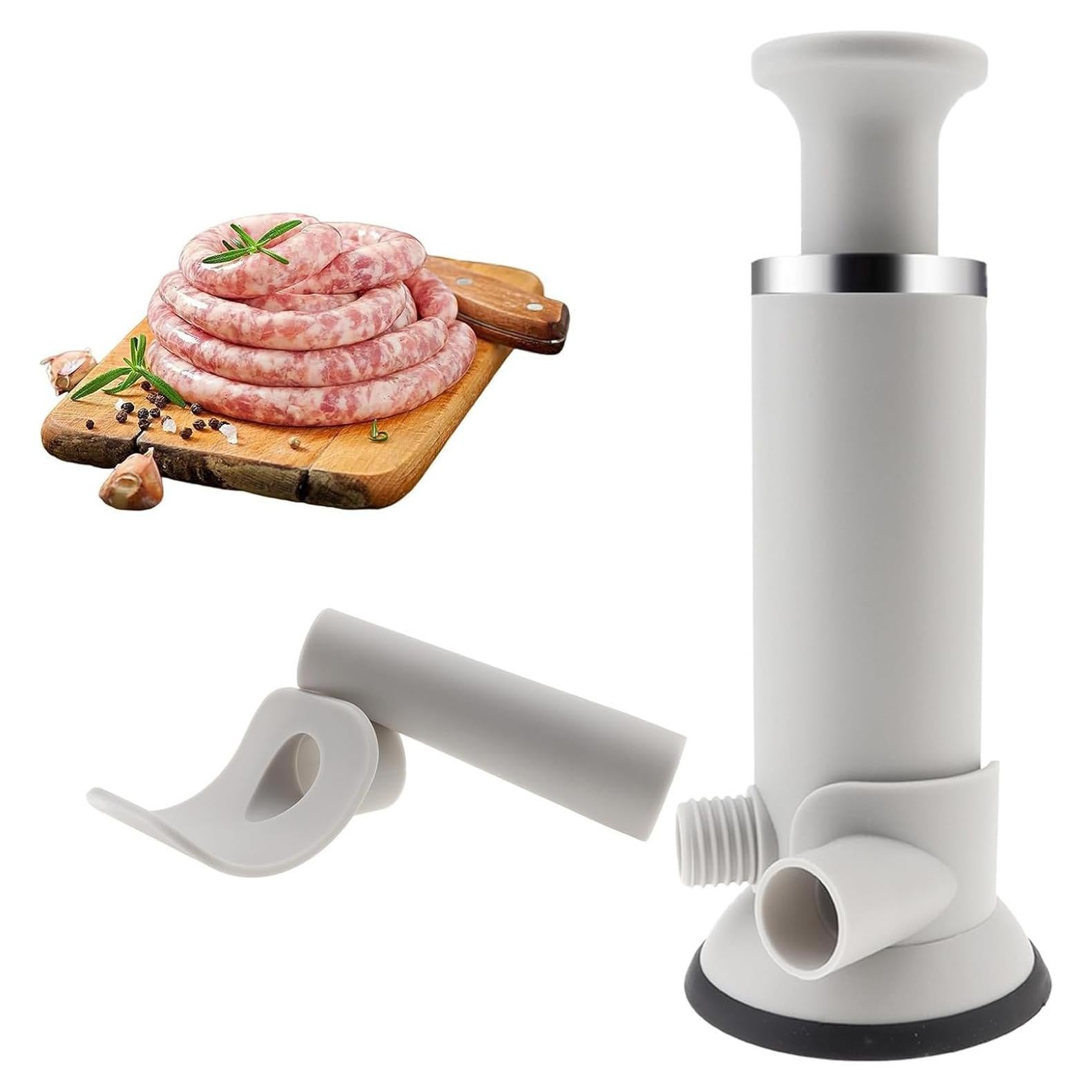 Máquina de Rellenar Salchichas TQEONKL 326g Vertical Acero Inoxidable