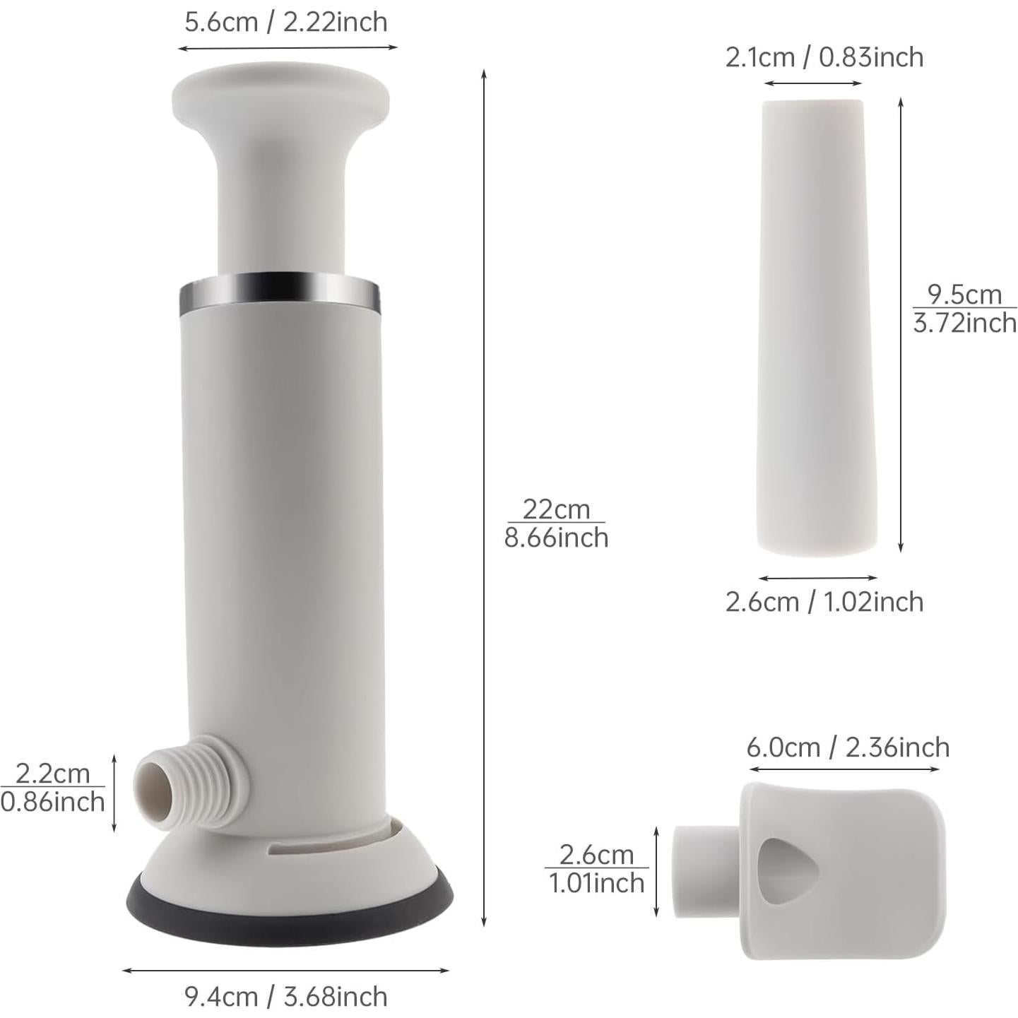 Máquina de Rellenar Salchichas TQEONKL 326g Vertical Acero Inoxidable