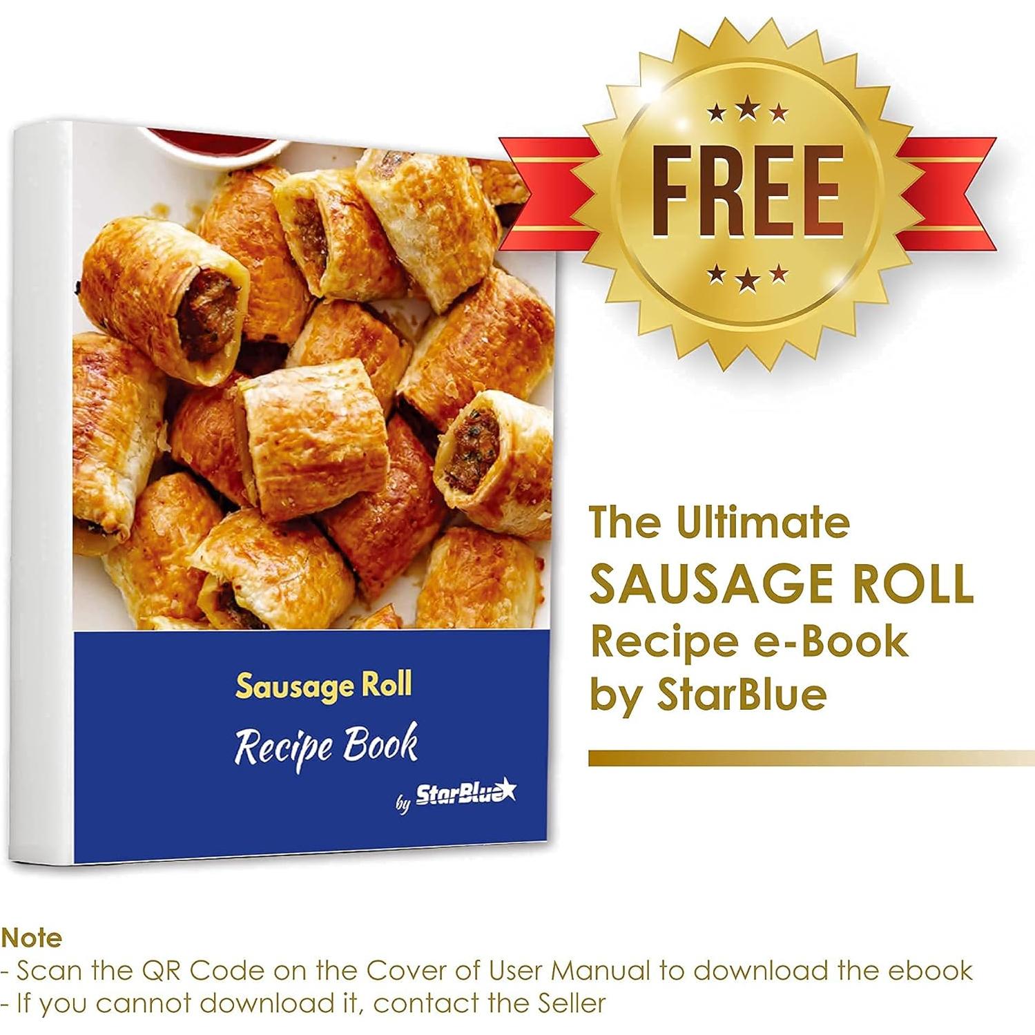 Hacedor de Rollos de Salchicha StarBlue 850W - 4 Placas Antiadhesivas