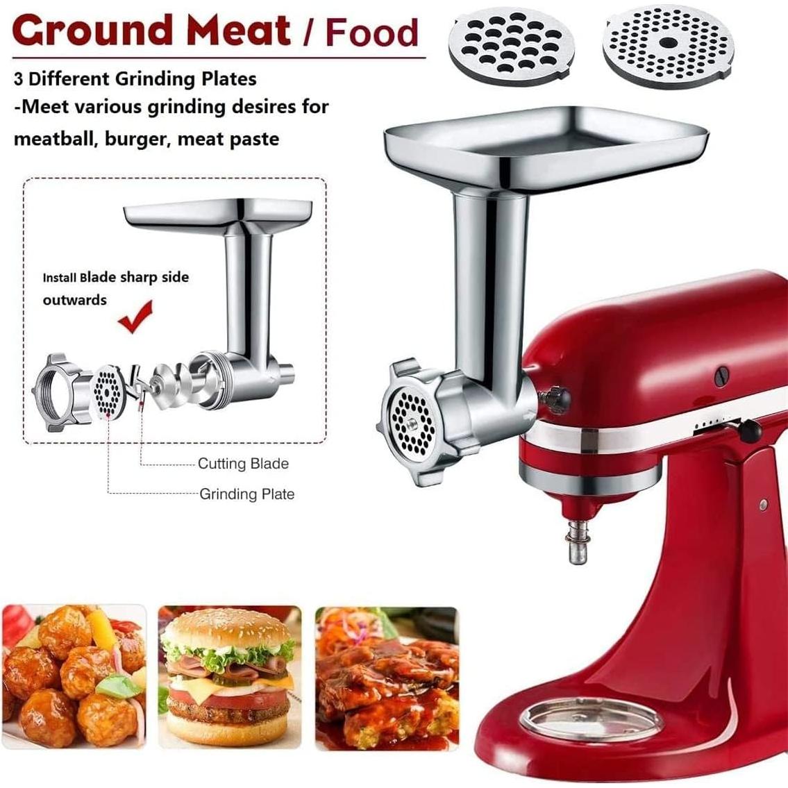 Accesorio Picadora de Carne GVODE para Mezclador Kitchenaid