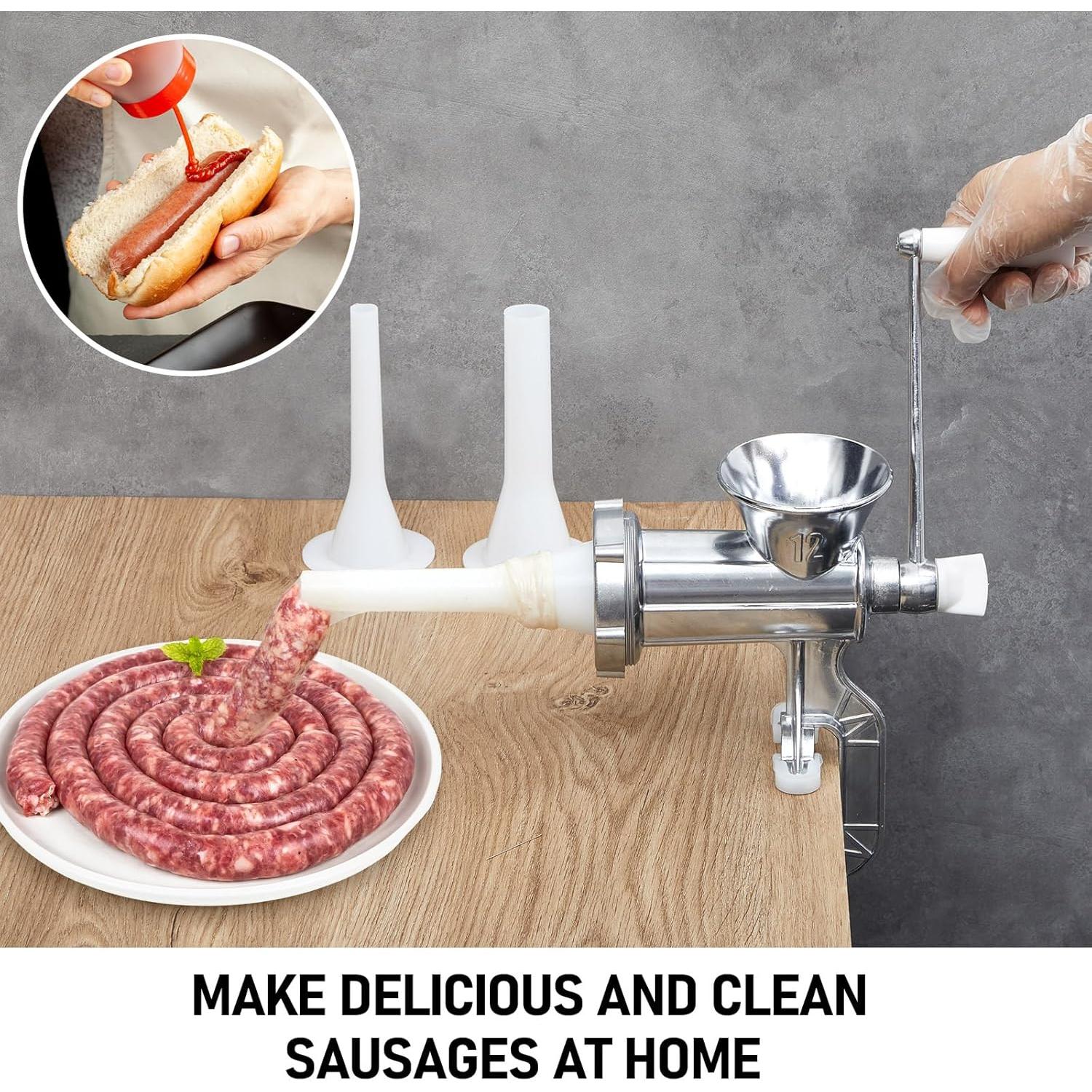 Rellenador de Salchichas Threlaco 24 cm Aluminio Ergonomico