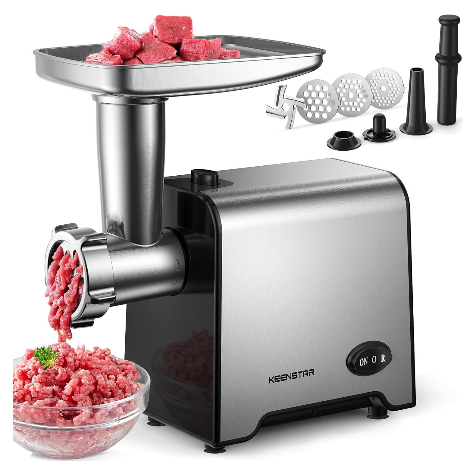 Picadora de Carne Eléctrica KEENSTAR 450W con Accesorios