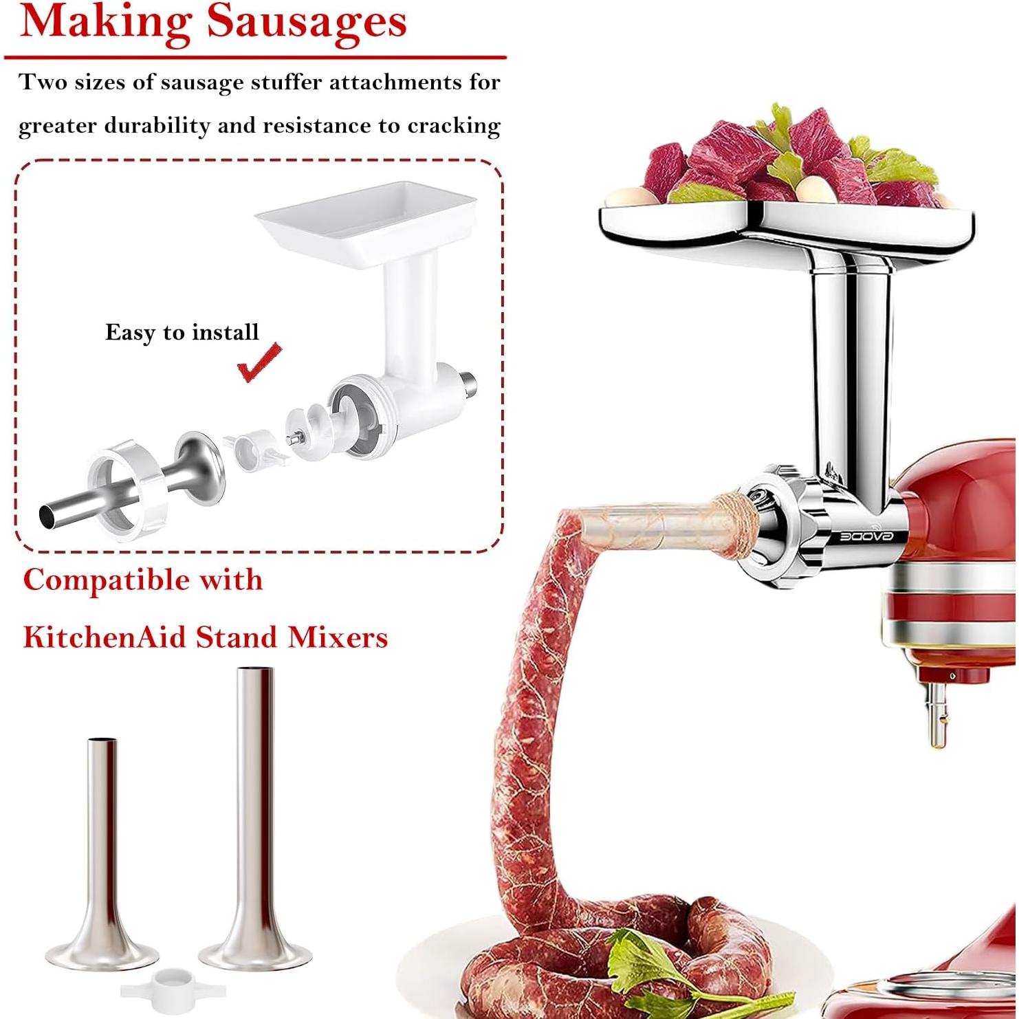 Accesorio embutidora de salchichas Gvode para KitchenAid FGA