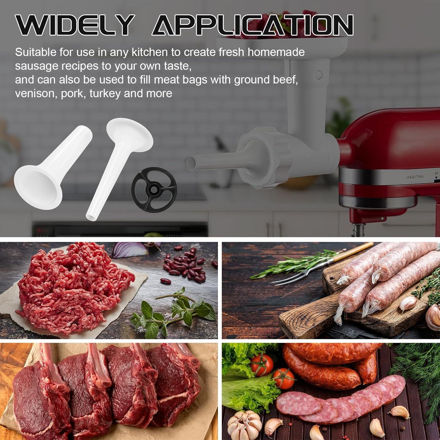 Kit de Tubos para Embutir Salchichas KitchenAid - 3 Piezas