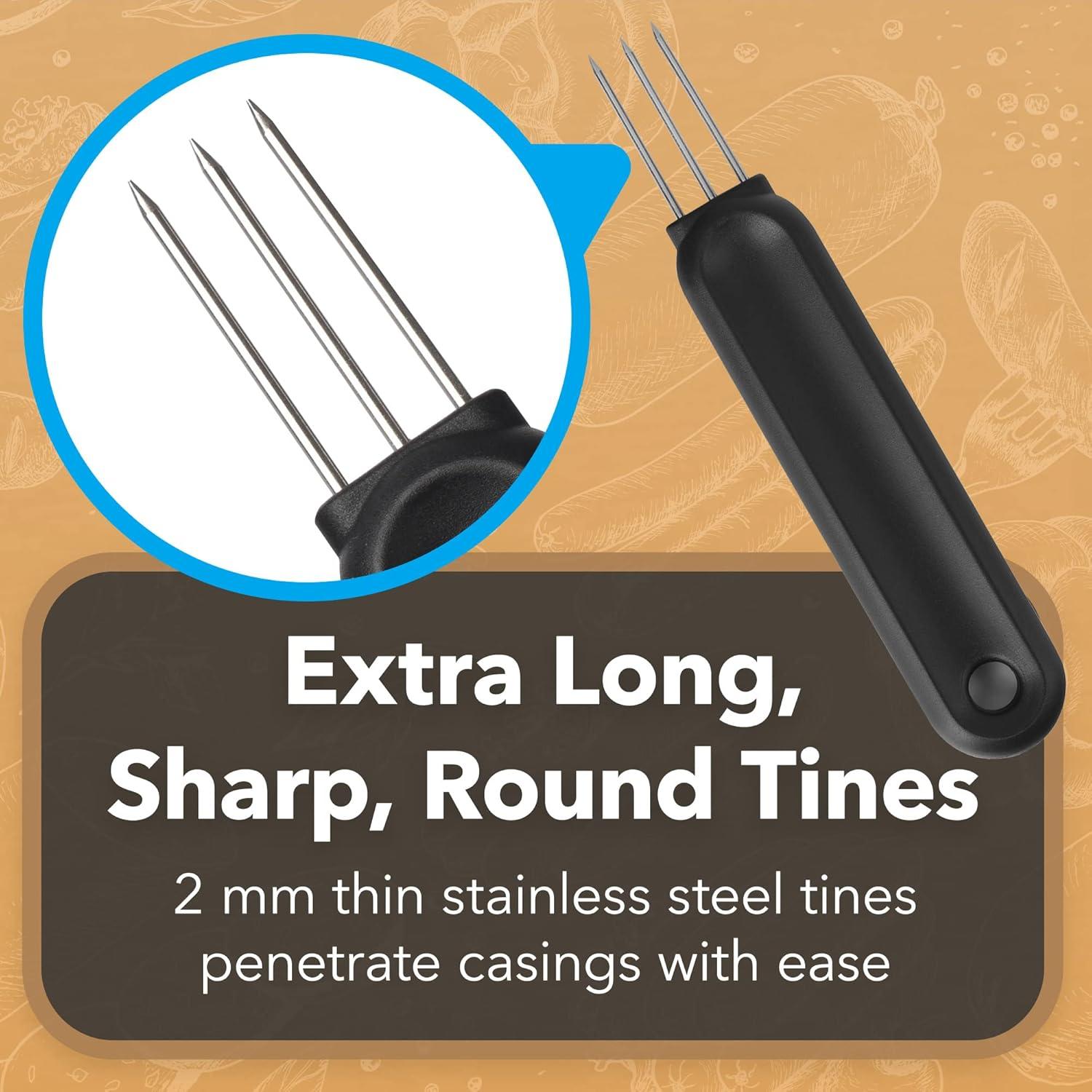 Herramienta de Pinchar Salchichas IMPRESA - 2 Piezas con Bolsa