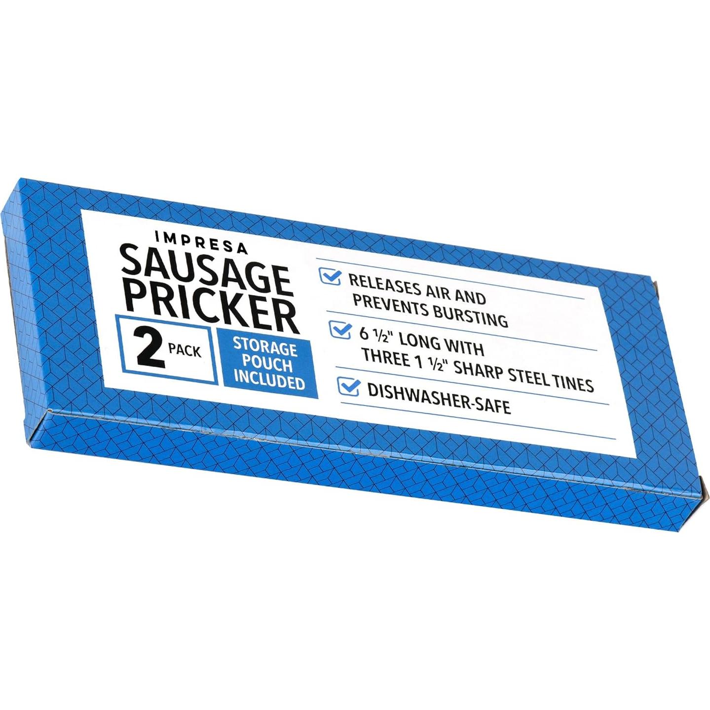 Herramienta de Pinchar Salchichas IMPRESA - 2 Piezas con Bolsa