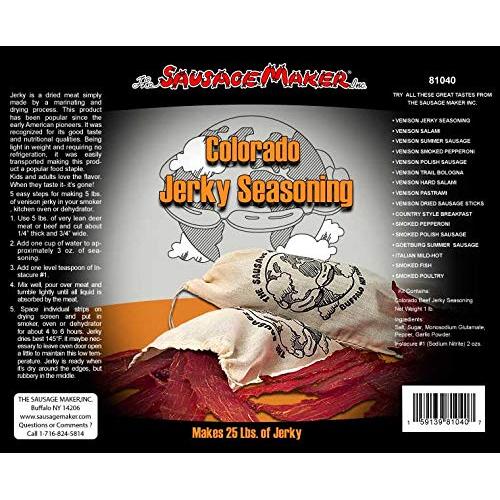 Kit de Sazonador de Jerky Colorado El Fabricante de Salchichas 0.45 kg