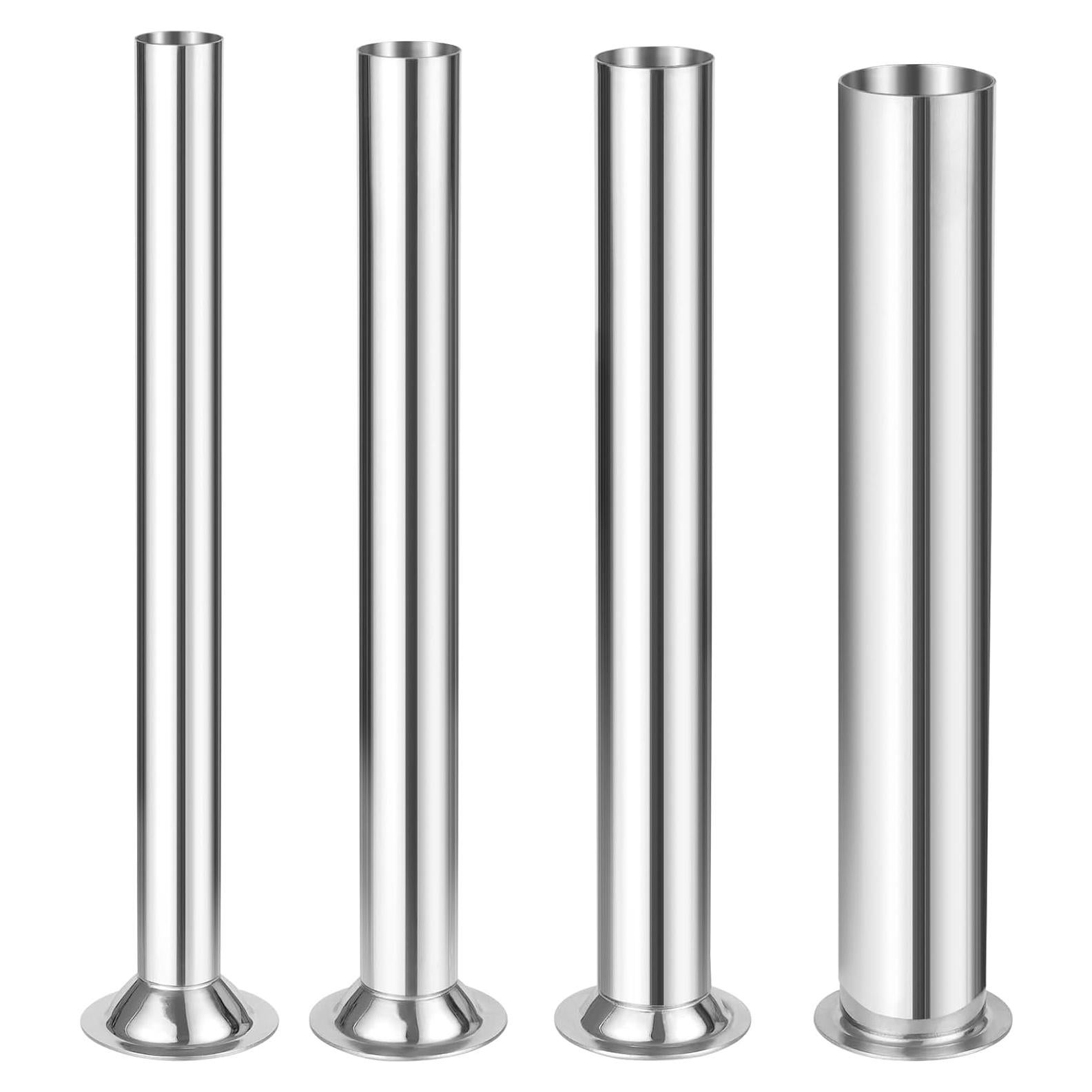 Tubos de Relleno de Salchichas Acero Inoxidable 4 Tamaños LEM