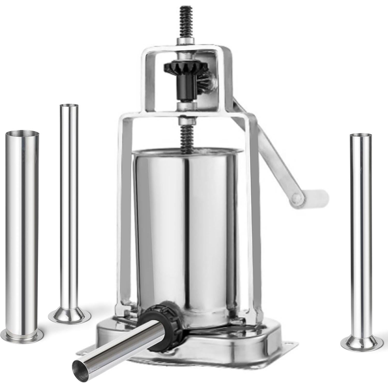 Tubos de Relleno de Salchichas Acero Inoxidable 4 Tamaños LEM