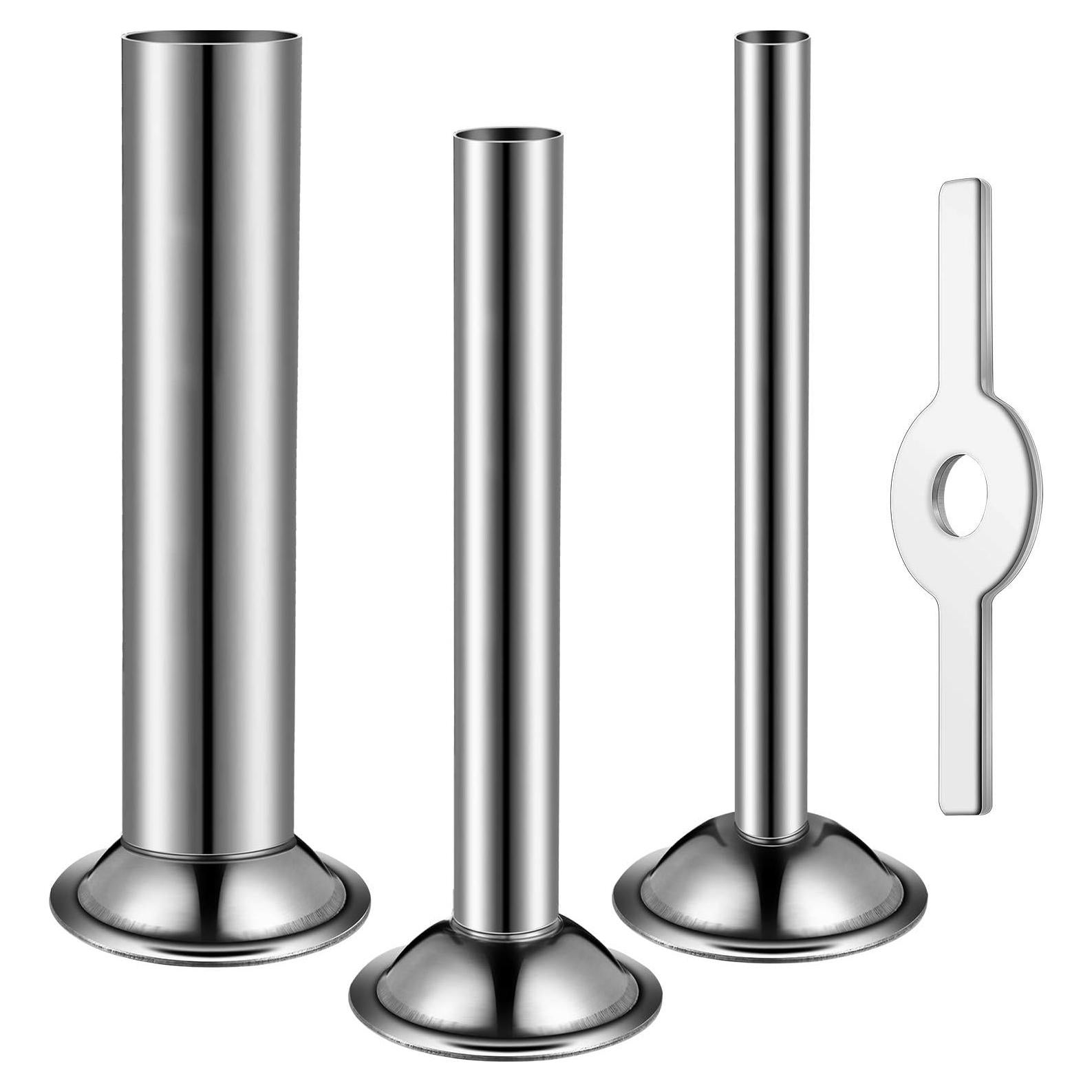 Kit embutidor de salchichas Mudder 4 piezas acero inoxidable