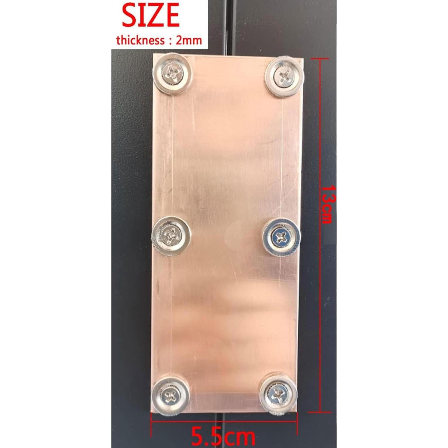 Respaldo de Soldadura Magnético de Cobre ZREBZYR 12.7x12.7cm